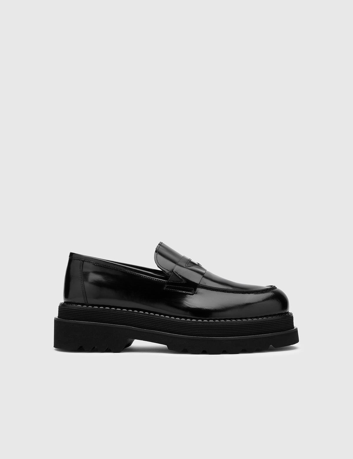 Arve Black Florentic Leather Men's Loafer