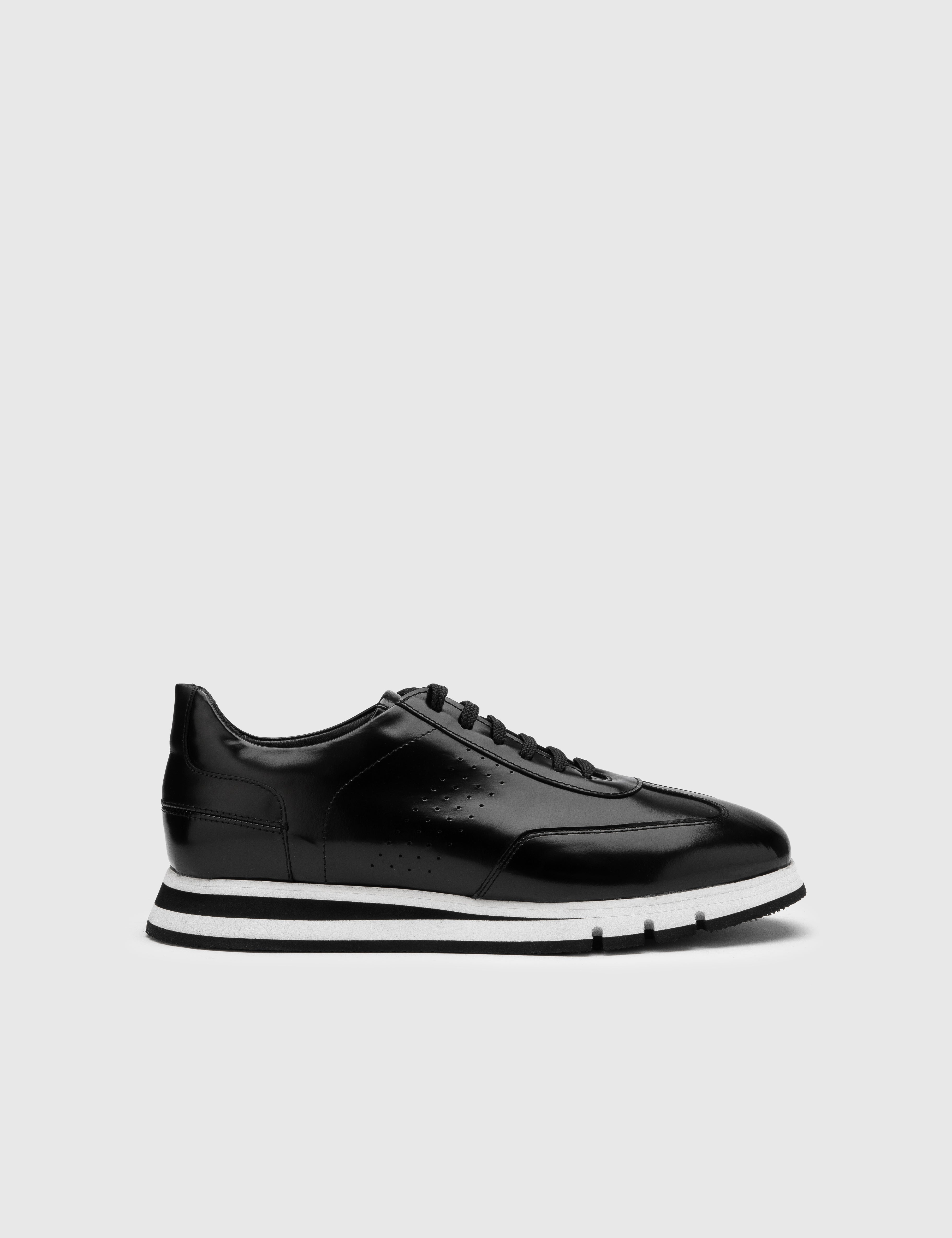Maiken Herren-Sneaker aus schwarzem Florentic-Leder