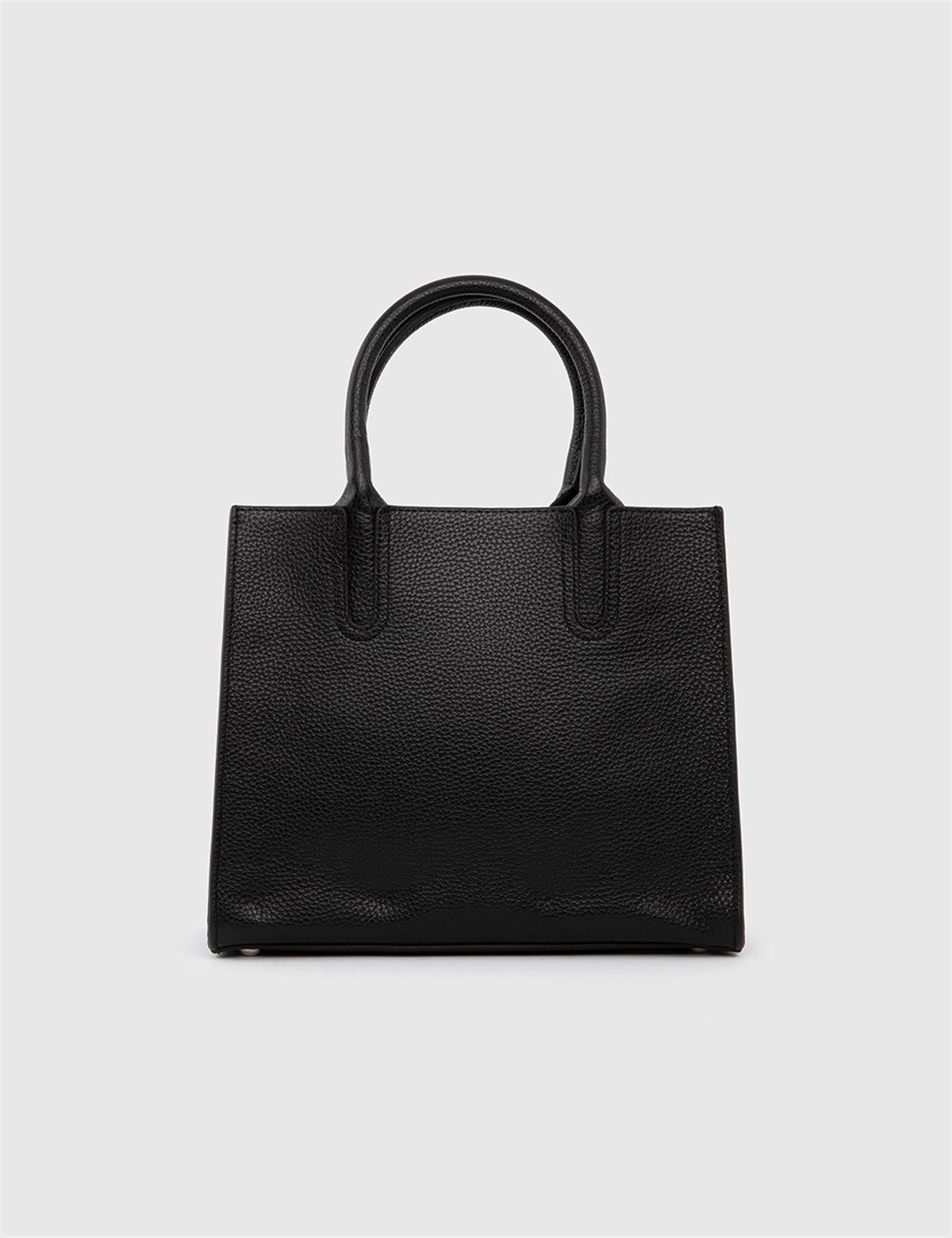 Wonju Damenhandtasche aus Floater-Leder in Schwarz