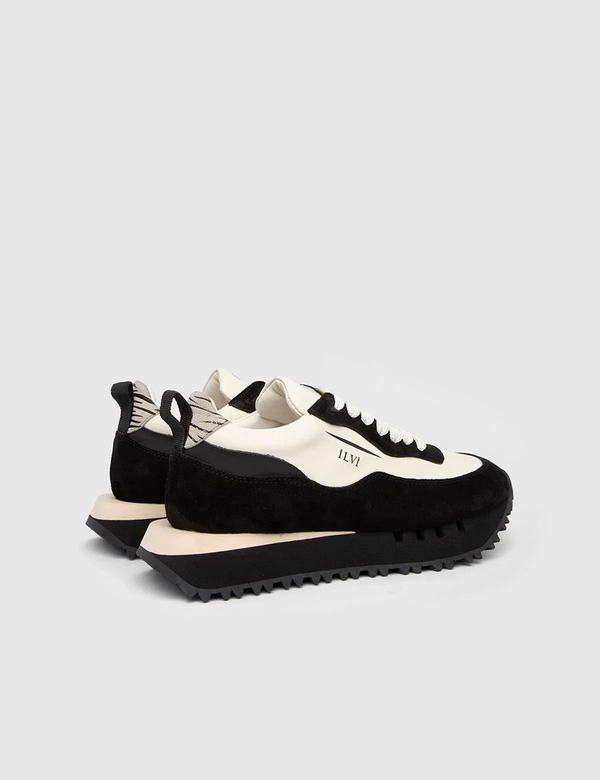 Bugs Black Suede-Beige Leather Women's Sneaker