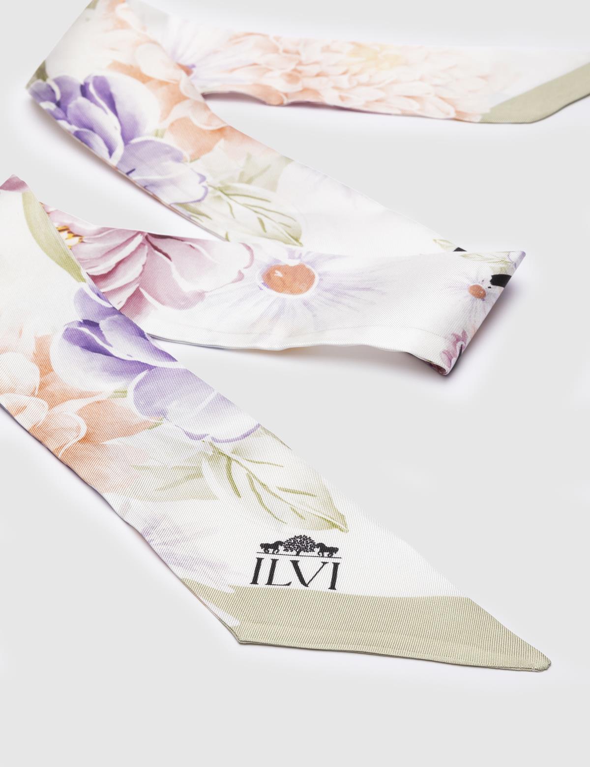 Costea Powder Pink Silk Twill Women's Foulard