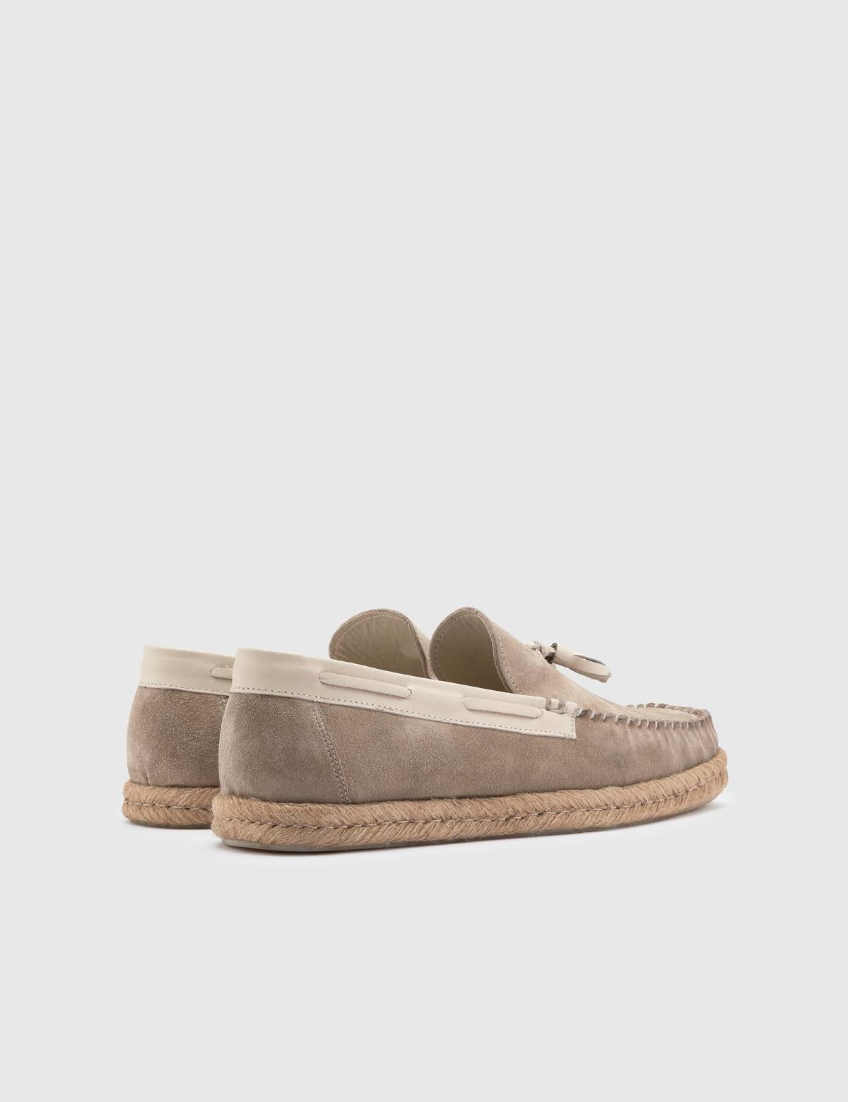 Donato Mink Suede Leather Men's Moccasin