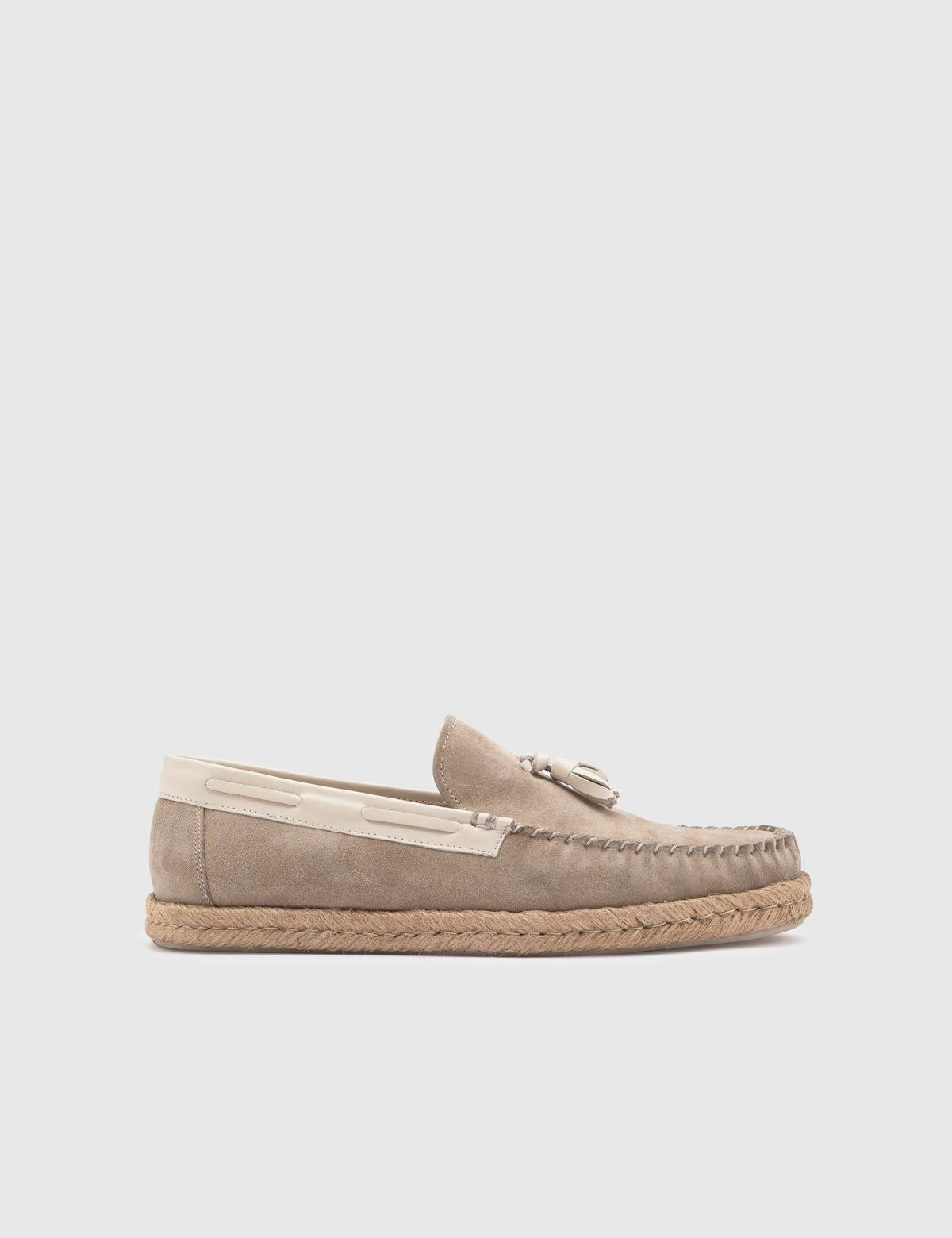 Donato Mink Suede Leather Men's Moccasin