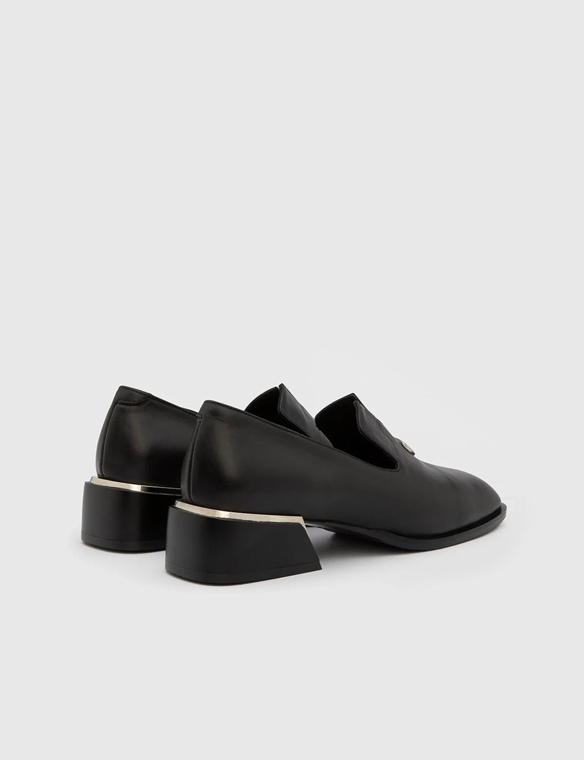 Filippa Black Leather Women's Pump