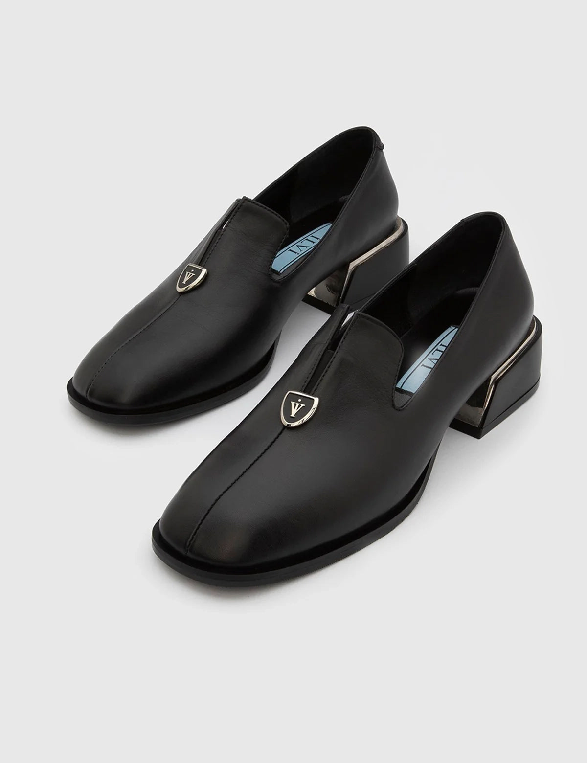 Filippa Damenpumps aus schwarzem Leder