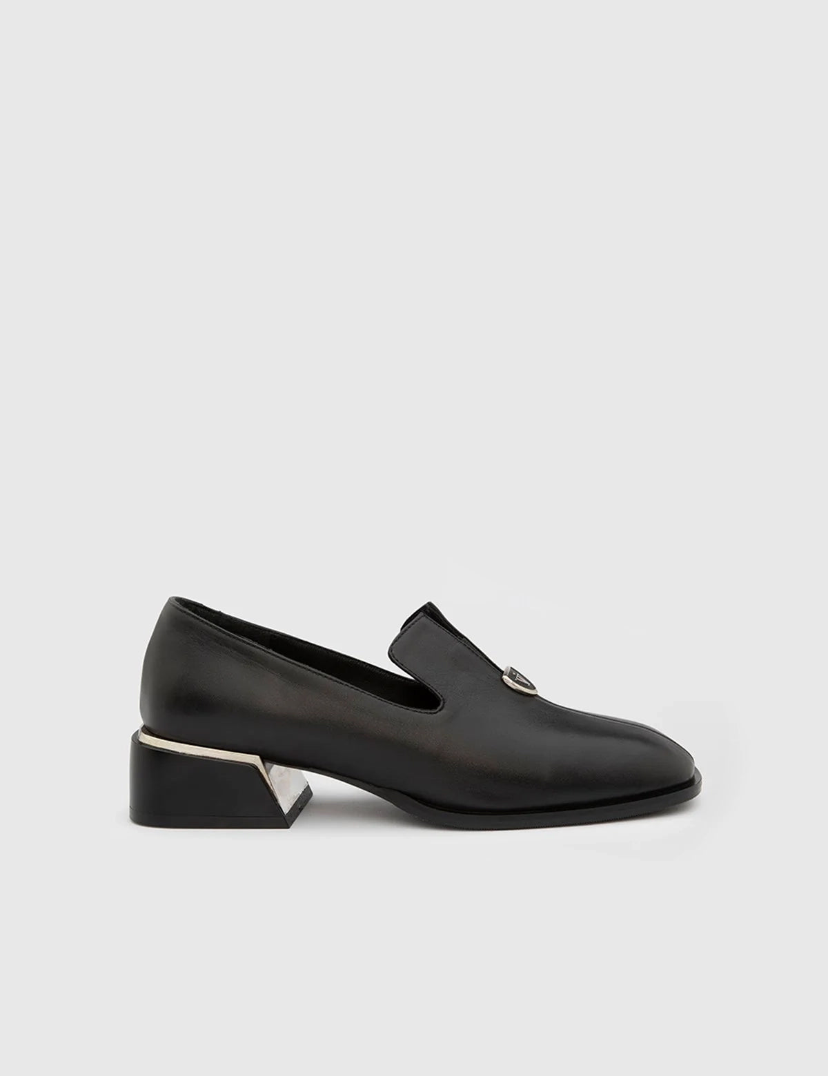 Filippa Black Leather Women's Pump