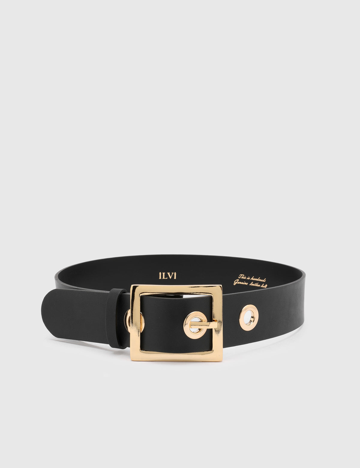 Rabel Black Leather Women's Belt