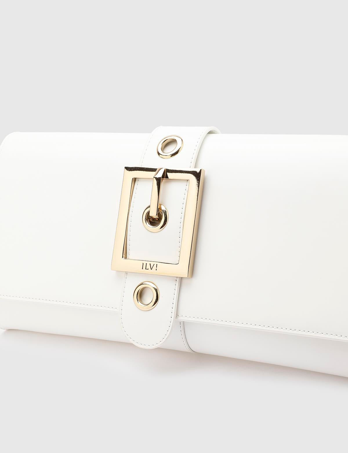 Martina White Florentic Leather Women's Handbag