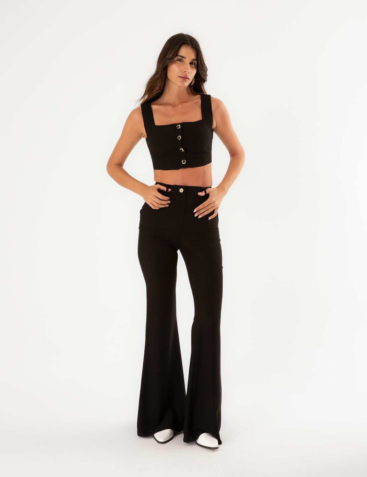 Nallely Black Women's Trousers