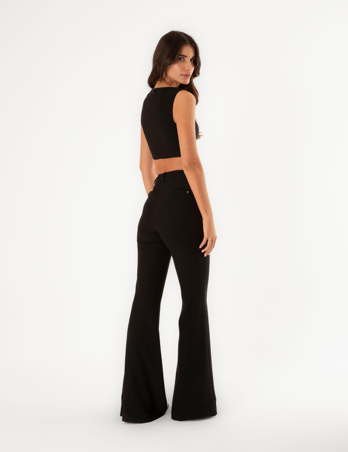 Nallely Black Women's Trousers