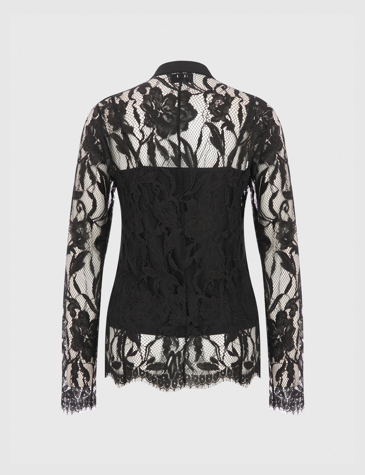 Narciso Black Women's Lace Shirt