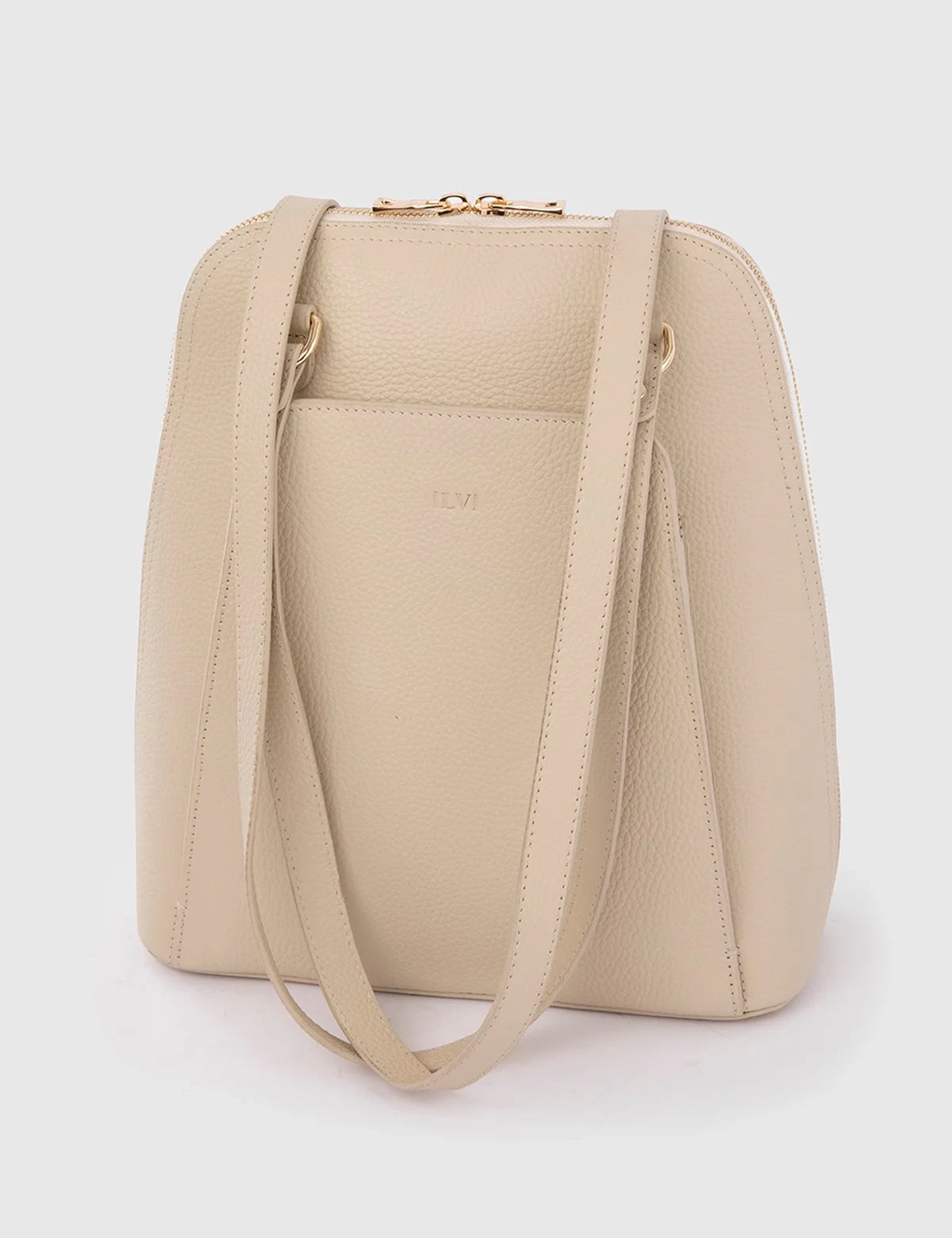 Osan Cream Floater Leather Women's Backpack