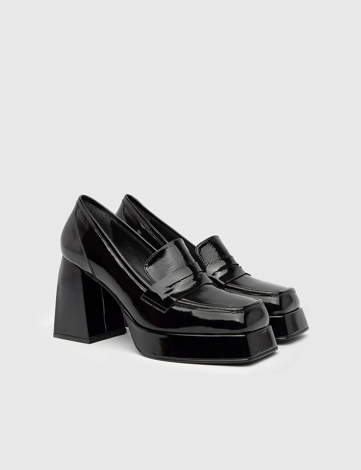 Senat Black Patent Leather Women's Pump