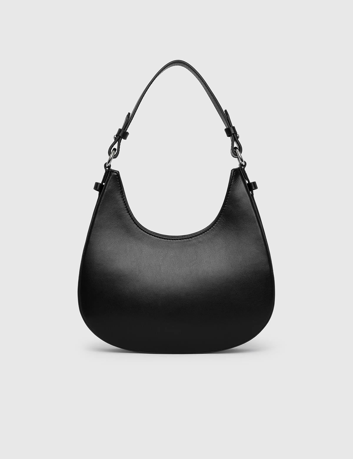 Theo Black Leather Women's Handbag