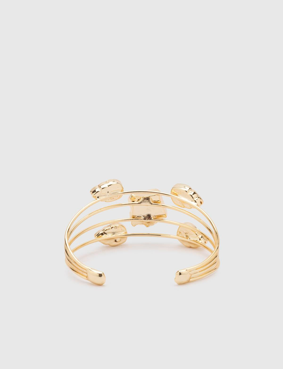 Zaan Gold Damen-Armband- und Ring-Set